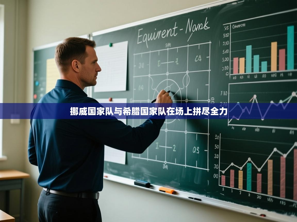 挪威国家队与希腊国家队在场上拼尽全力