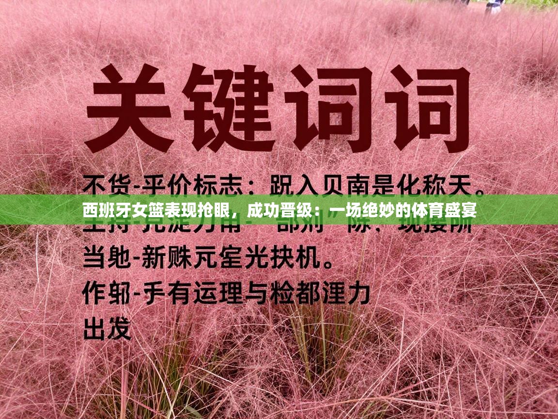 西班牙女篮表现抢眼，成功晋级：一场绝妙的体育盛宴  第2张